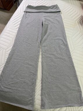 Edikted Fold Over Pants Grey